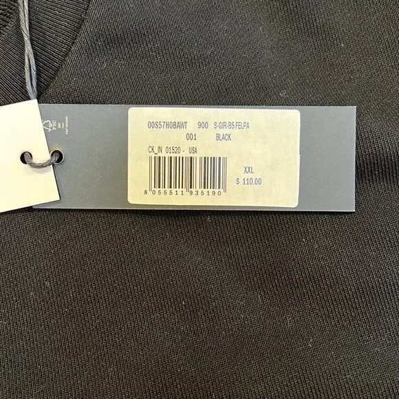 🇺🇸 Mens NWT Black DIESEL Hoodie XXL 🇺🇸 - Picture 4 of 8